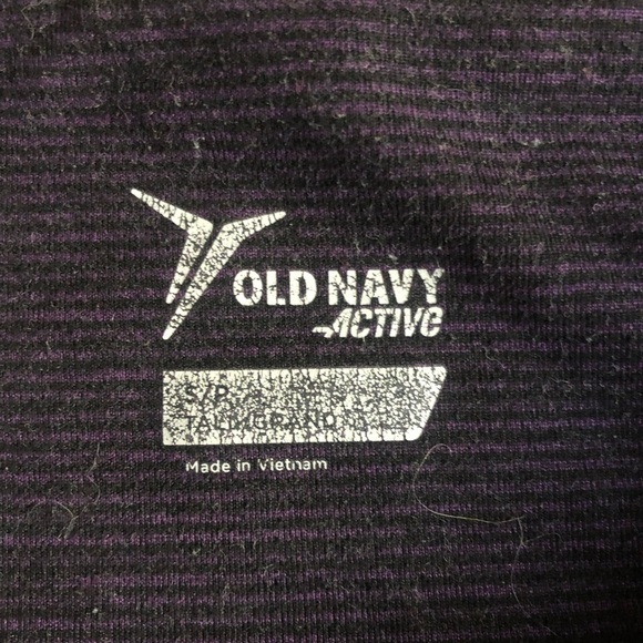 Old Navy Tall Legging - purple with stripes - small tall - Picture 3 of 3